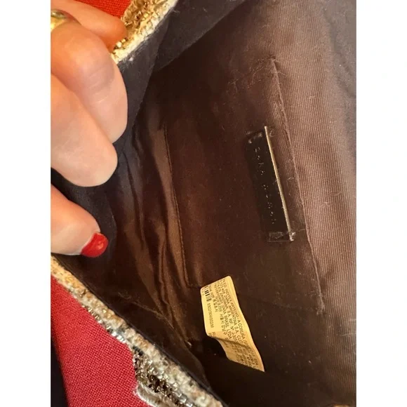 Zara Tweed Fringe Shoulder Bag, NWT - Picture 9 of 12